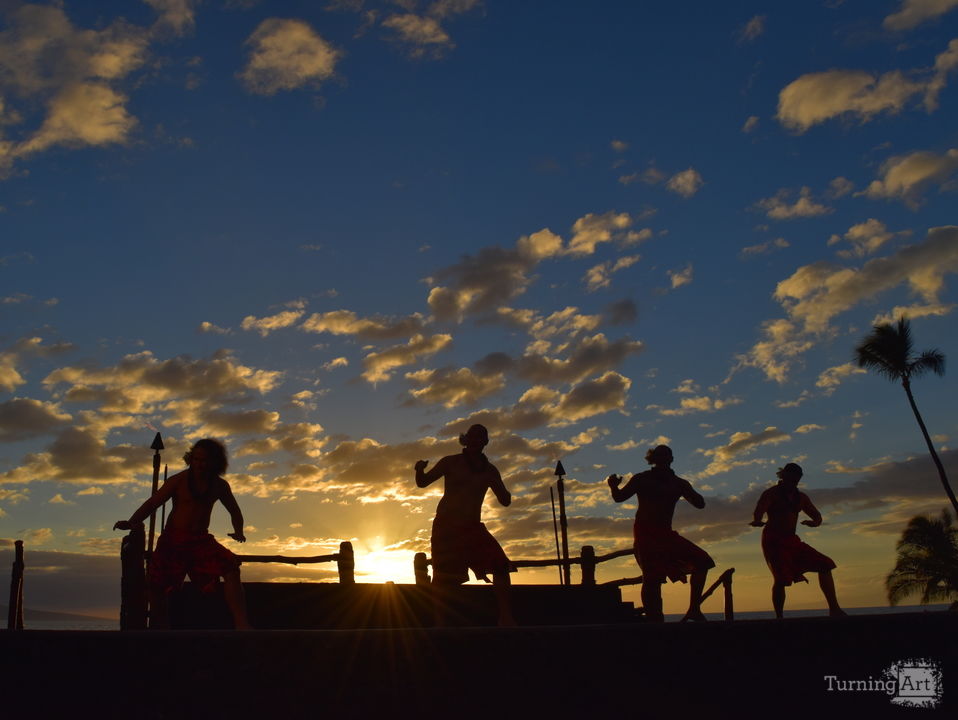 Dance at sunset maui
