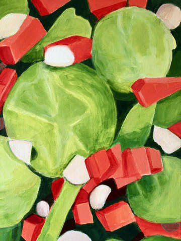 Brussels sprout salad