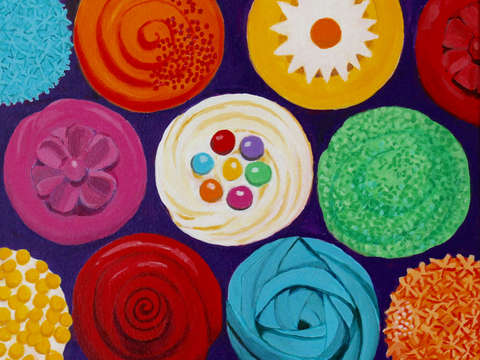 Colorful cupcakes 2