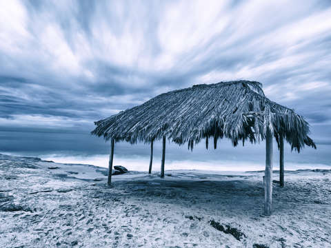 A wintry morning at the shack