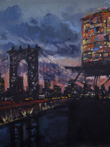 Dumbo fruin watertower manhattan bridge