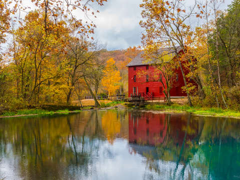 Alley mill and spring