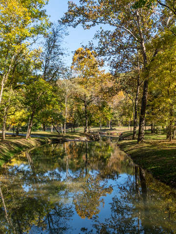 Reflections at dogwood creek