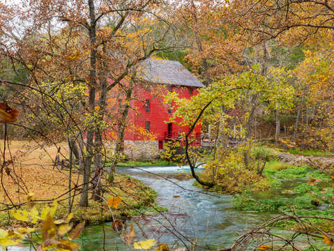 Autumn at alley mill