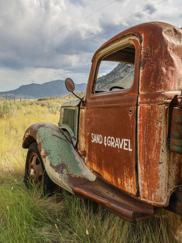 Trusty old truck montana