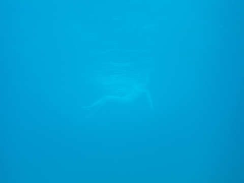 Blue woman