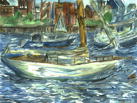 Long wharf boats ii