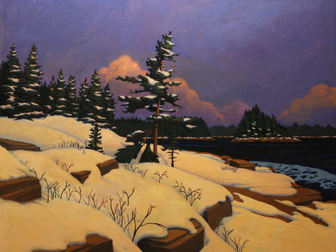 Rolling island snow