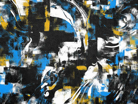 Abstract flow i horizontal