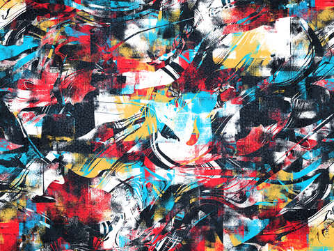 Abstract flow ii horizontal