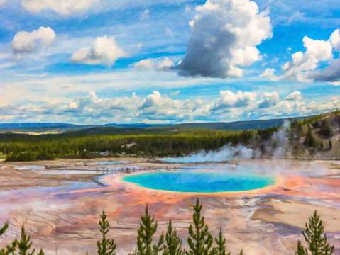 Grand prismatic spring 4