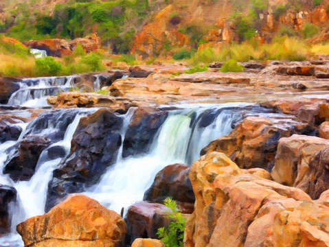 Top of the falls