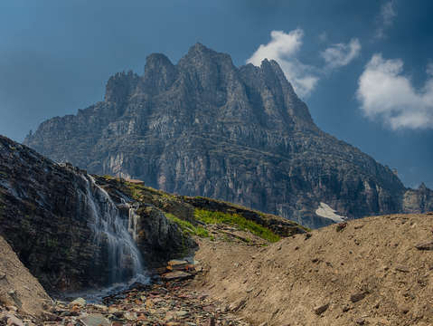 Logan pass waterfall