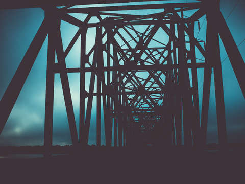 Blue bridge