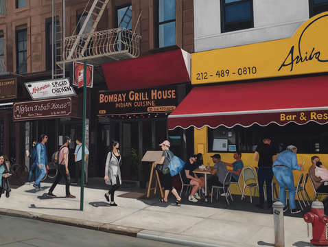 A moment in time on ninth avenue