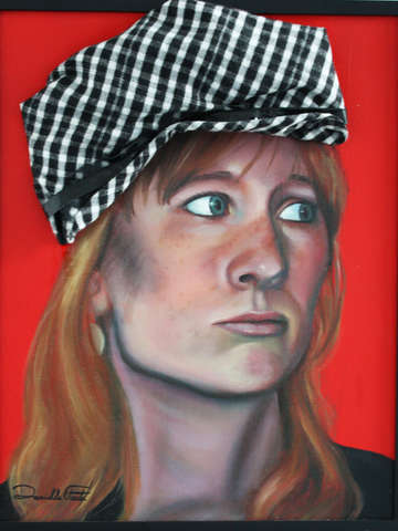 Checkered hat