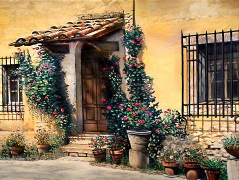 Tuscany doorway