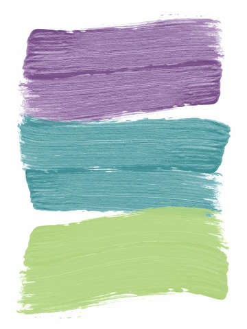 Purple blue green shape curve2