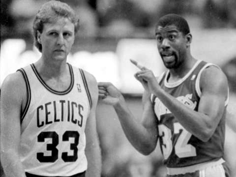 1986 larry bird magic johnson