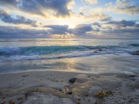 Aqua surf in la jolla