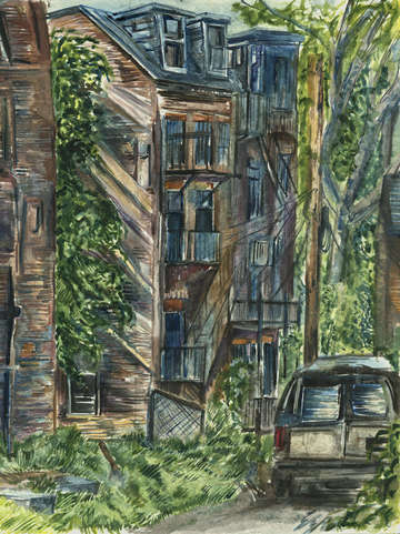Building on a hill
