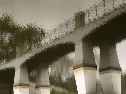 Across the bridge we go
