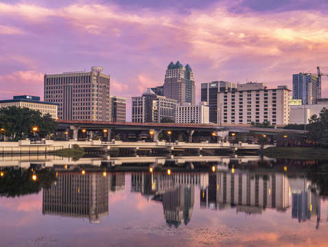 Orlando skyline panorama
