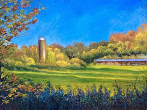 Farm in early fall