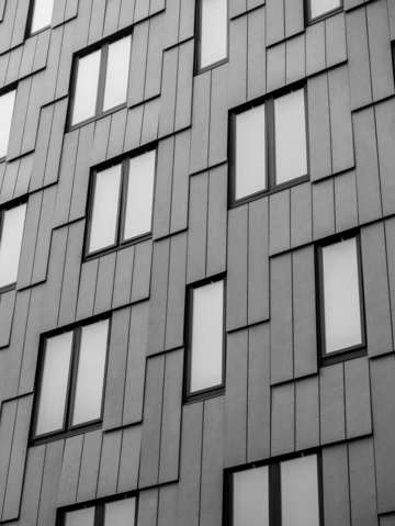 Geometric abstract building