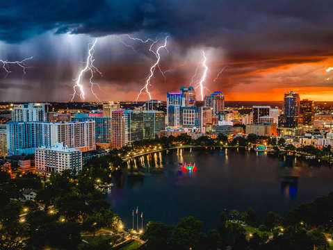 Lightning in orlando