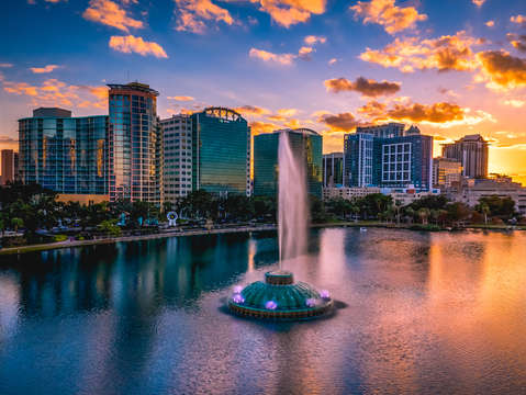 Lake eola fountain
