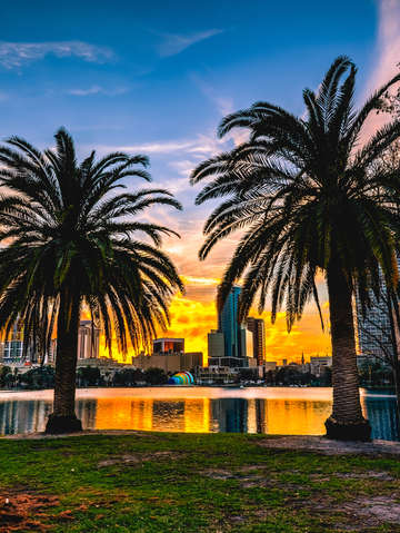 Orlando at sunset