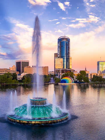 Eola fountain