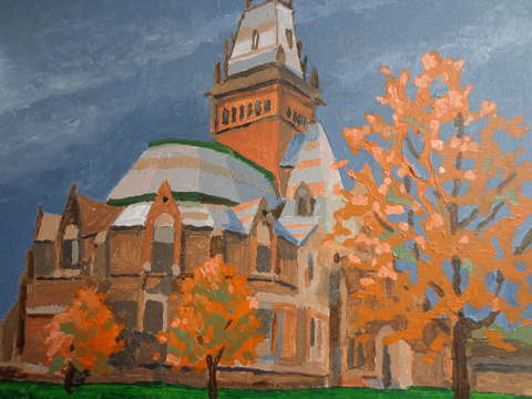 Memorial hall at harvard
