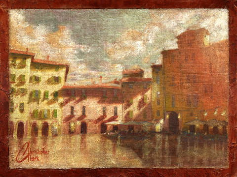 Lucca-at-sunset-ii