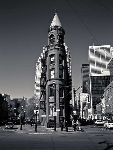 Gooderham flatiron building toronto canada
