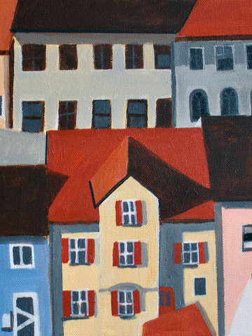 Row of houses bavaria 2