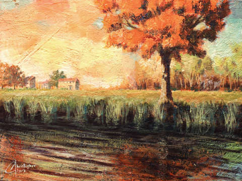 Autumn by the lake