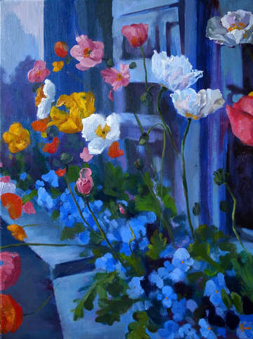 Spring on a sill