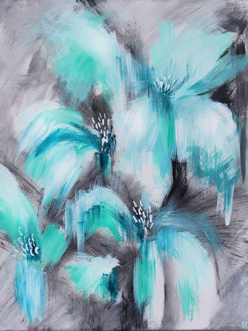 Iced iris