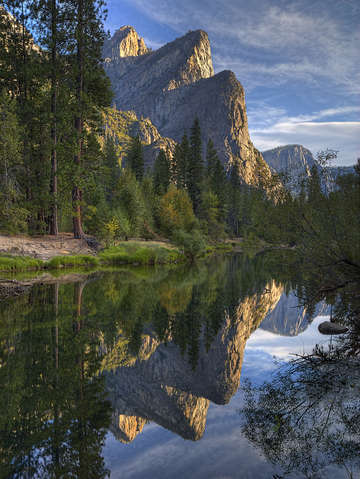 Reflection of the three brothers