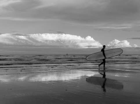 Surfer reflection