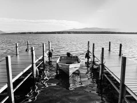 Docked dingy