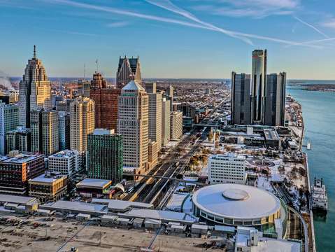 Detroit skyline dji 0433