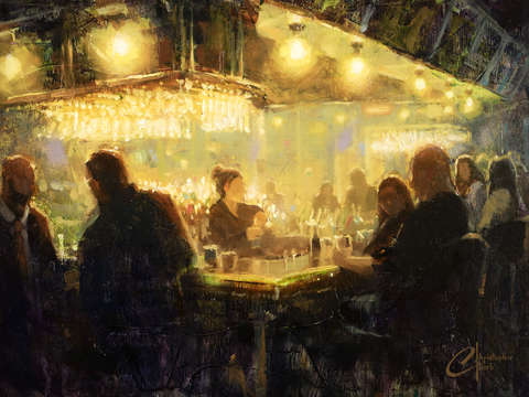 A night out with friends