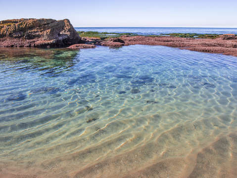 Reef and sand ripples la jolla