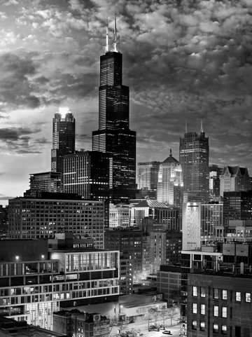 Chicago urban scene
