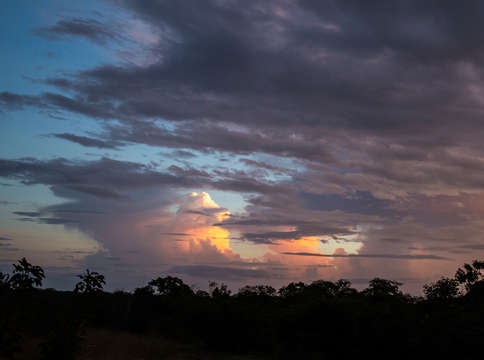 Sunset in tropics