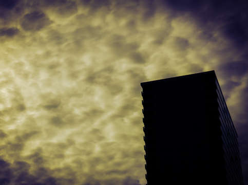 Watching the clouds walk