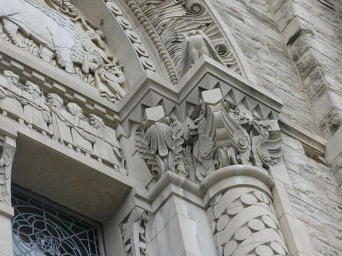 Old hospital facade